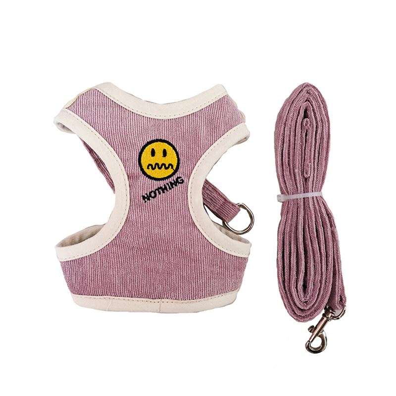 Yếm cho chó mèo kèm dây dắt AMBABY PET 1JXS009-48