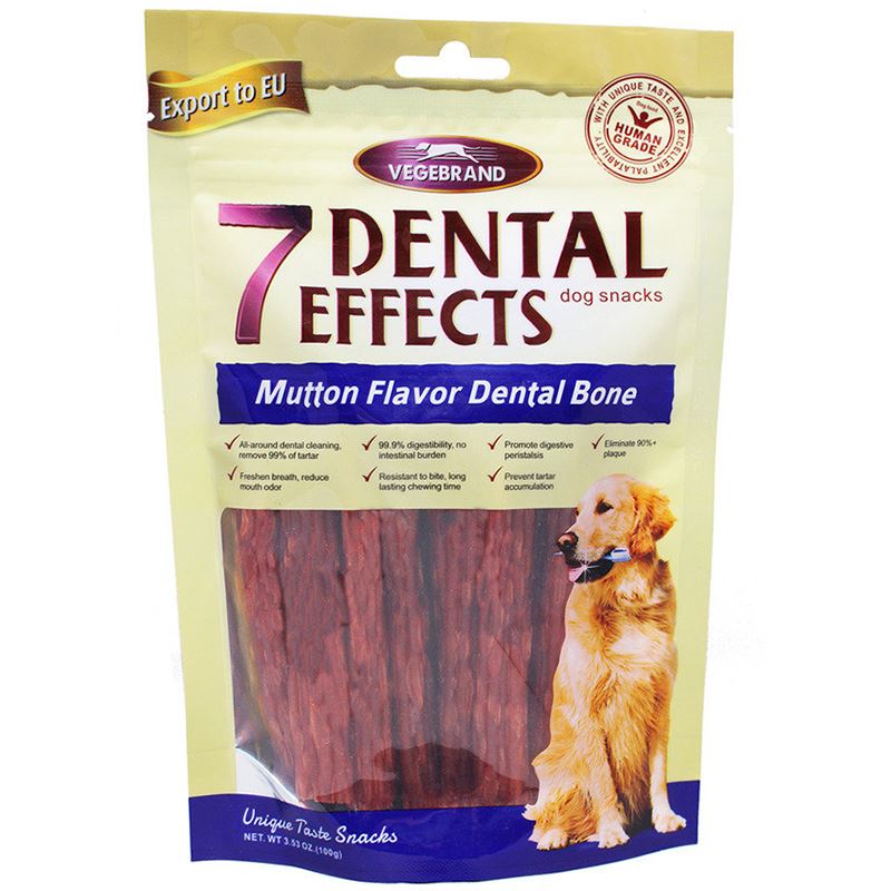 Xương gặm sạch răng cho chó vị thịt cừu VEGEBRAND 7 Dental Effects Mutton Flavor Dental Bone-64