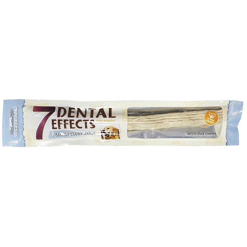 Xương gặm sạch răng cho chó que lẻ vị ngô VEGEBRAND 7 Dental Effects Butter Corn Stick-83